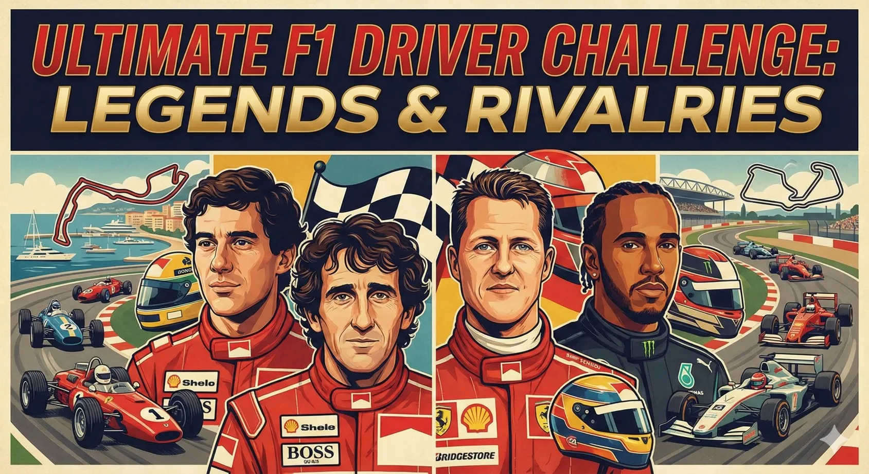 Ultimate F1 Driver Challenge: Legends & Rivalries