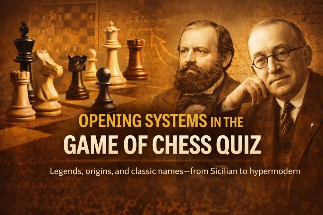 Opening Systems in the Game of Chess Quiz cover