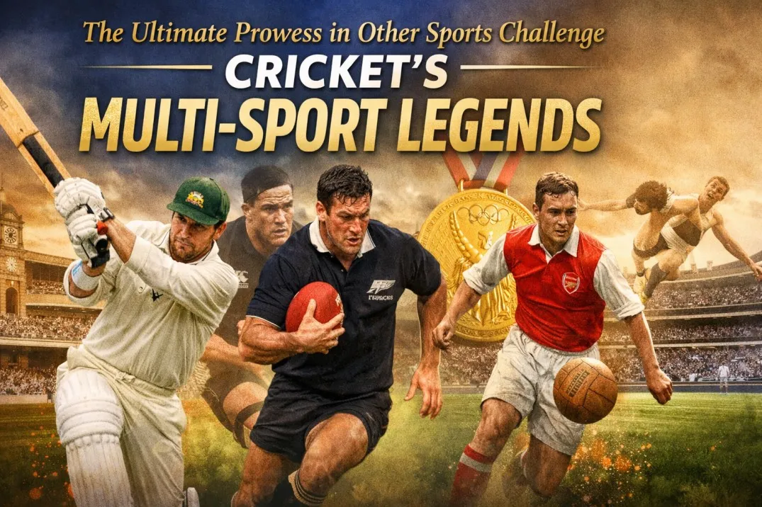 The Ultimate Prowess in Other Sports Challenge: Cricket’s Multi-Sport Legends cover